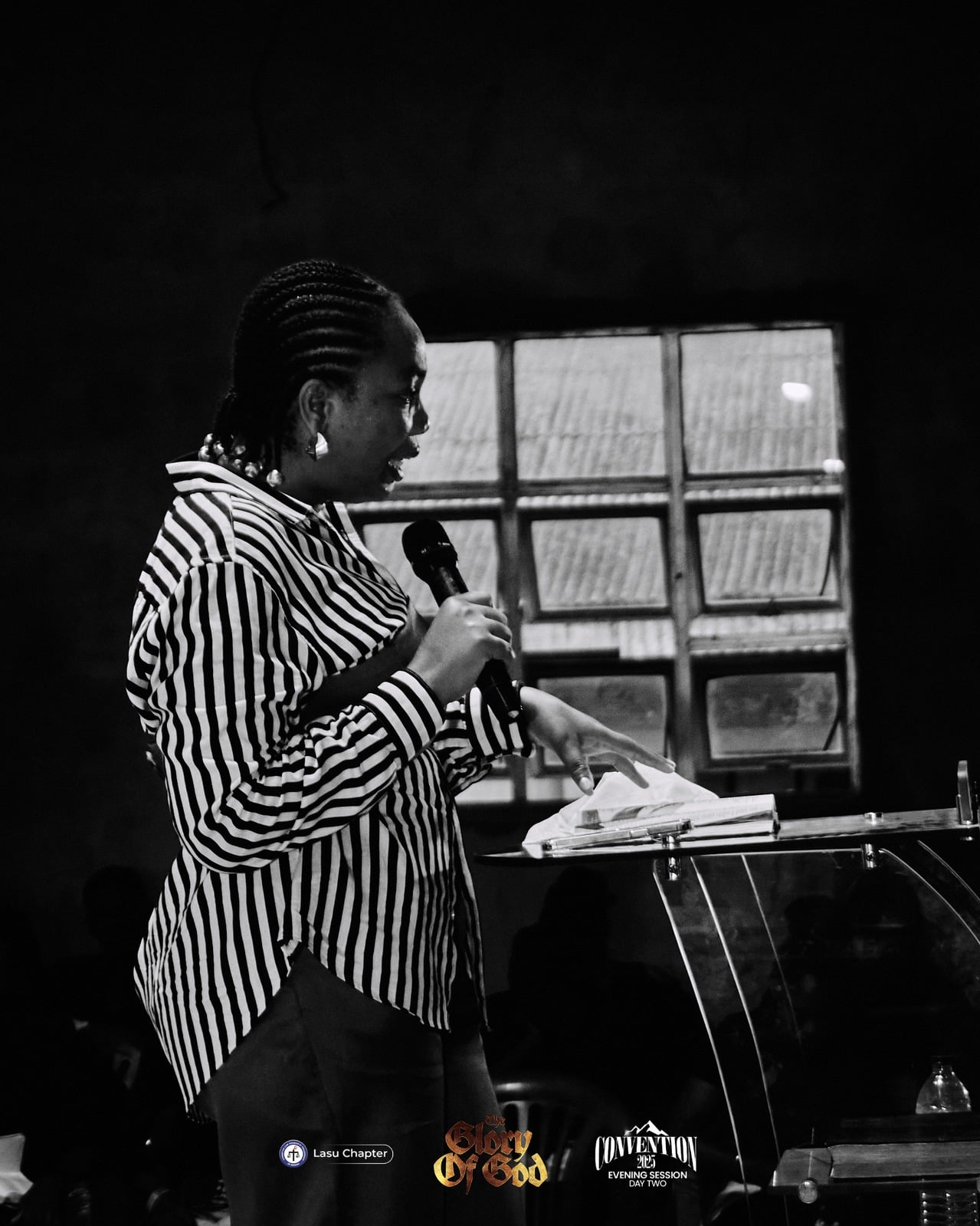 Ebele Light ministering at a gathering